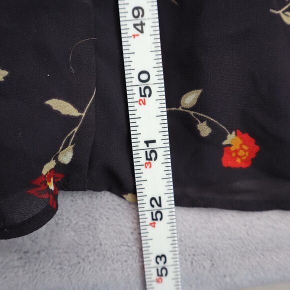 Madewell Floral Maxi Dress - Black and Red - Picture 5 of 16